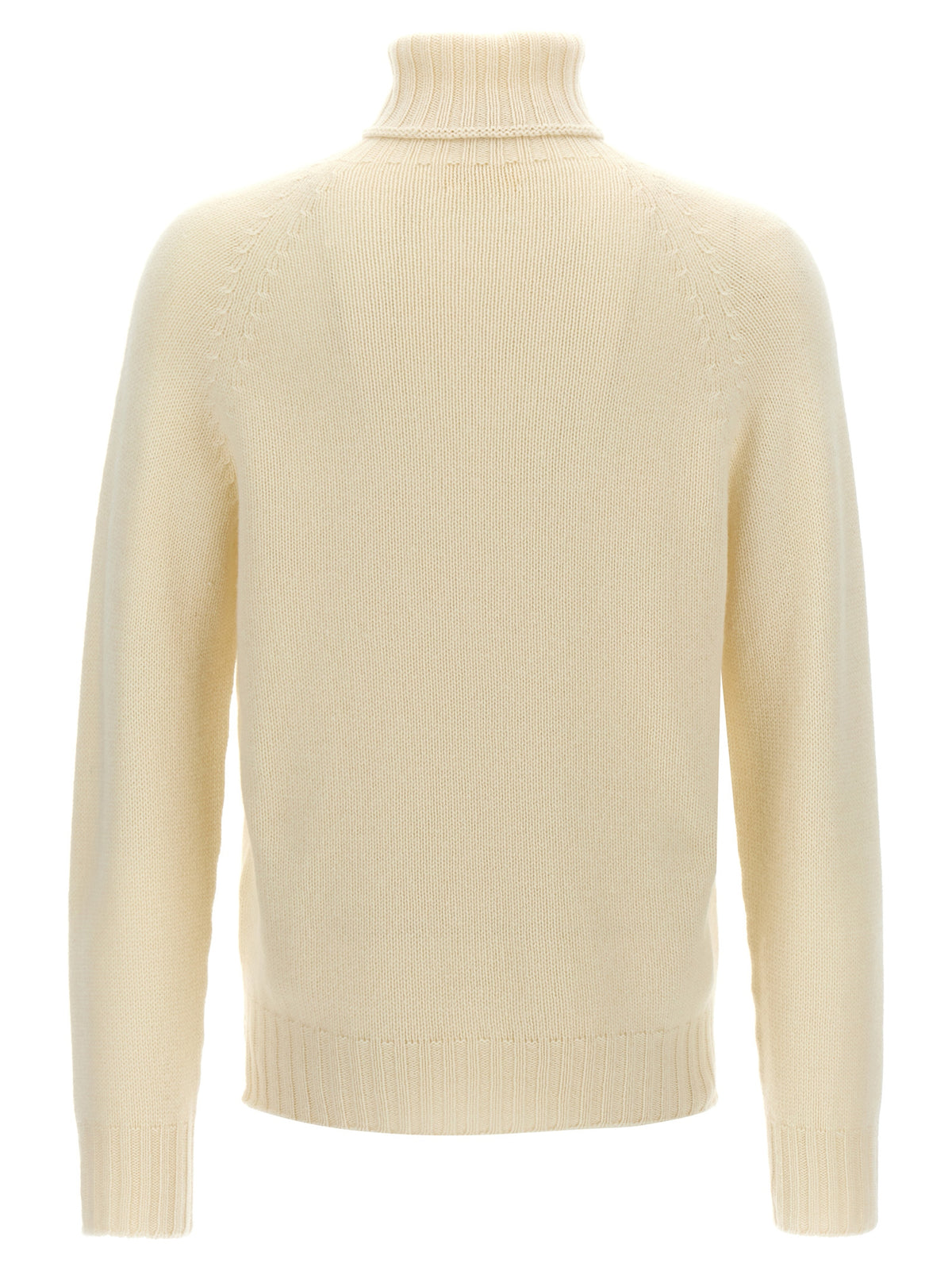 MA'RY'YA White Wool Cardigan
