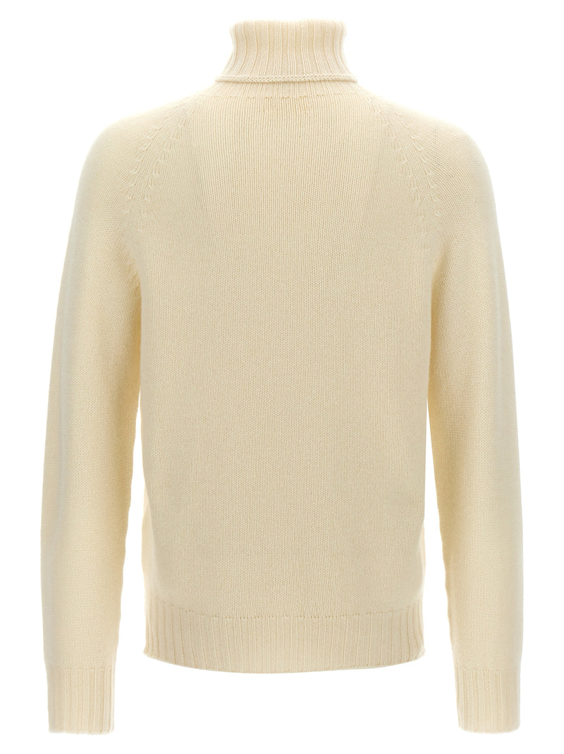 MA'RY'YA White Wool Cardigan - Luxury Comfort