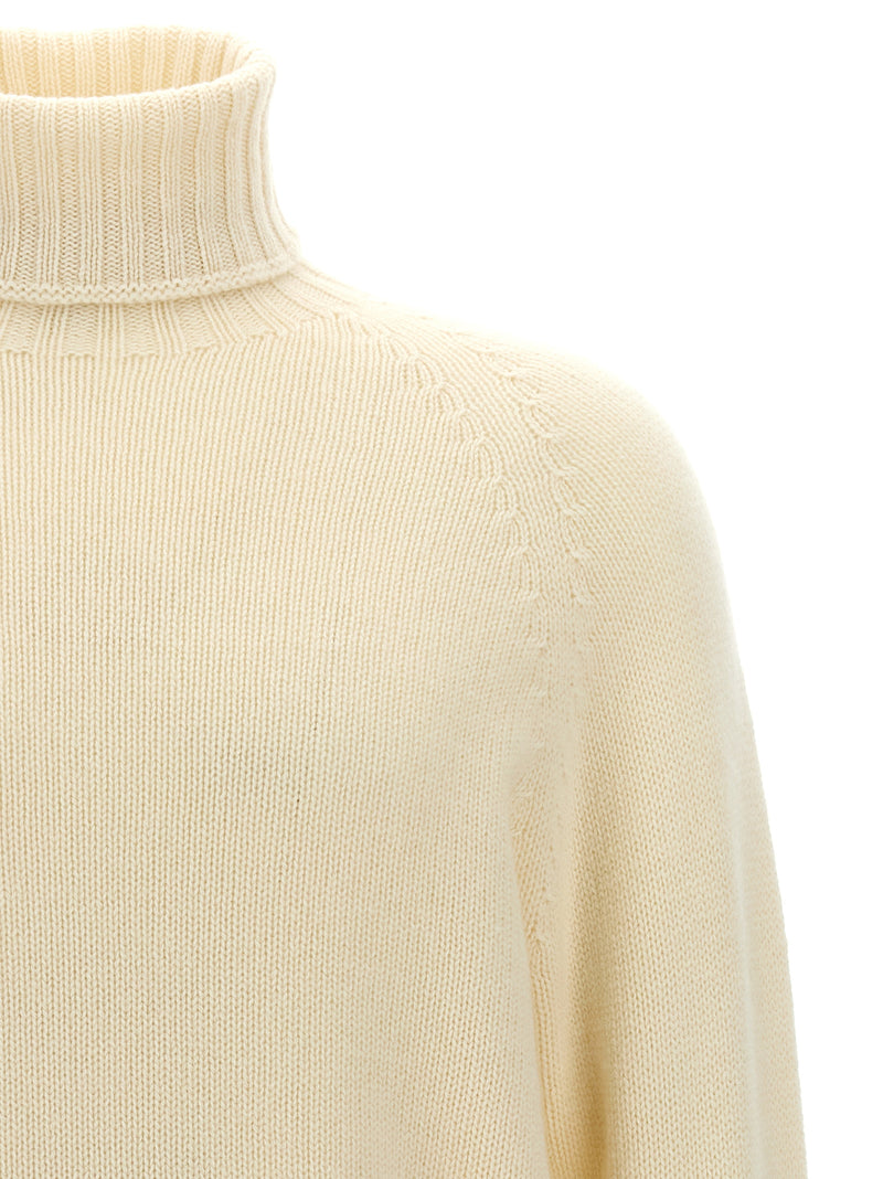 MA'RY'YA White Wool Cardigan - Luxury Comfort