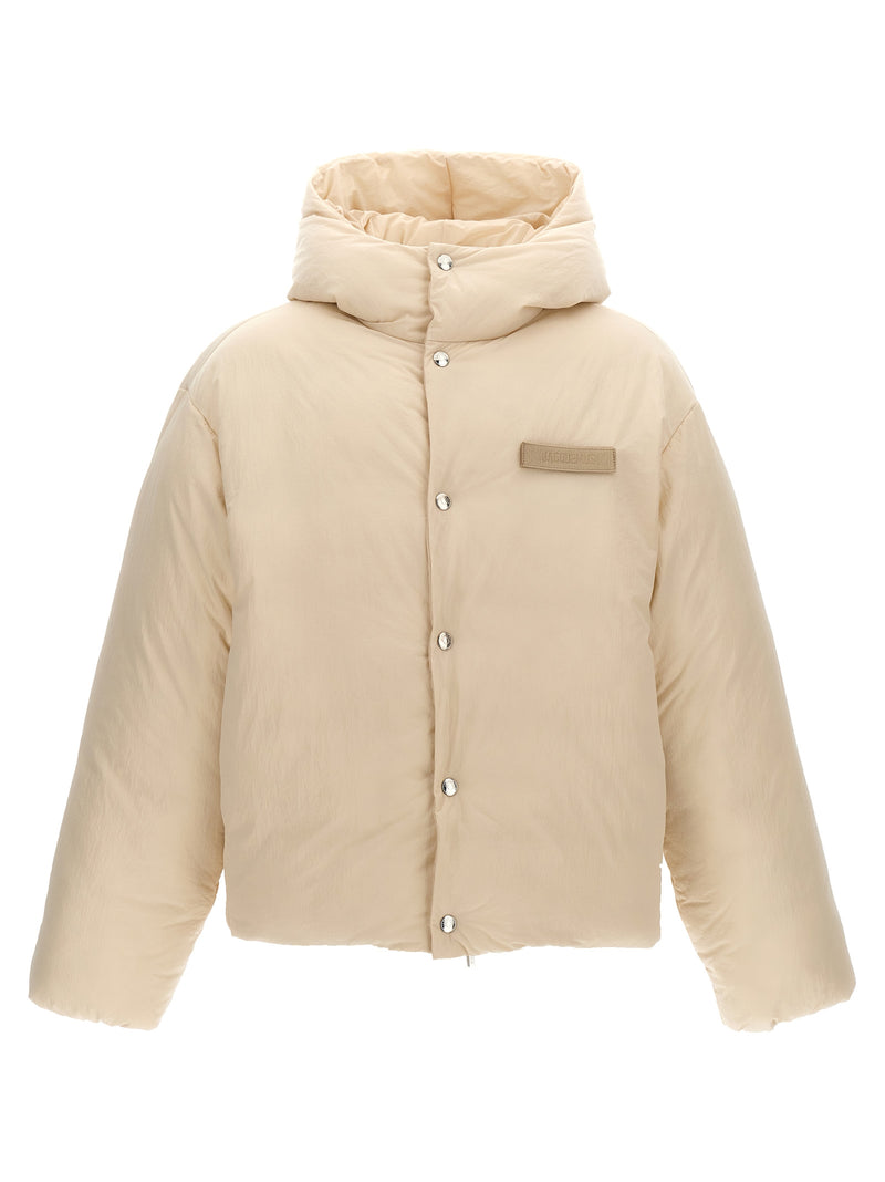 Jacquemus La Doudoune White Polyamide Full-Length Jacket