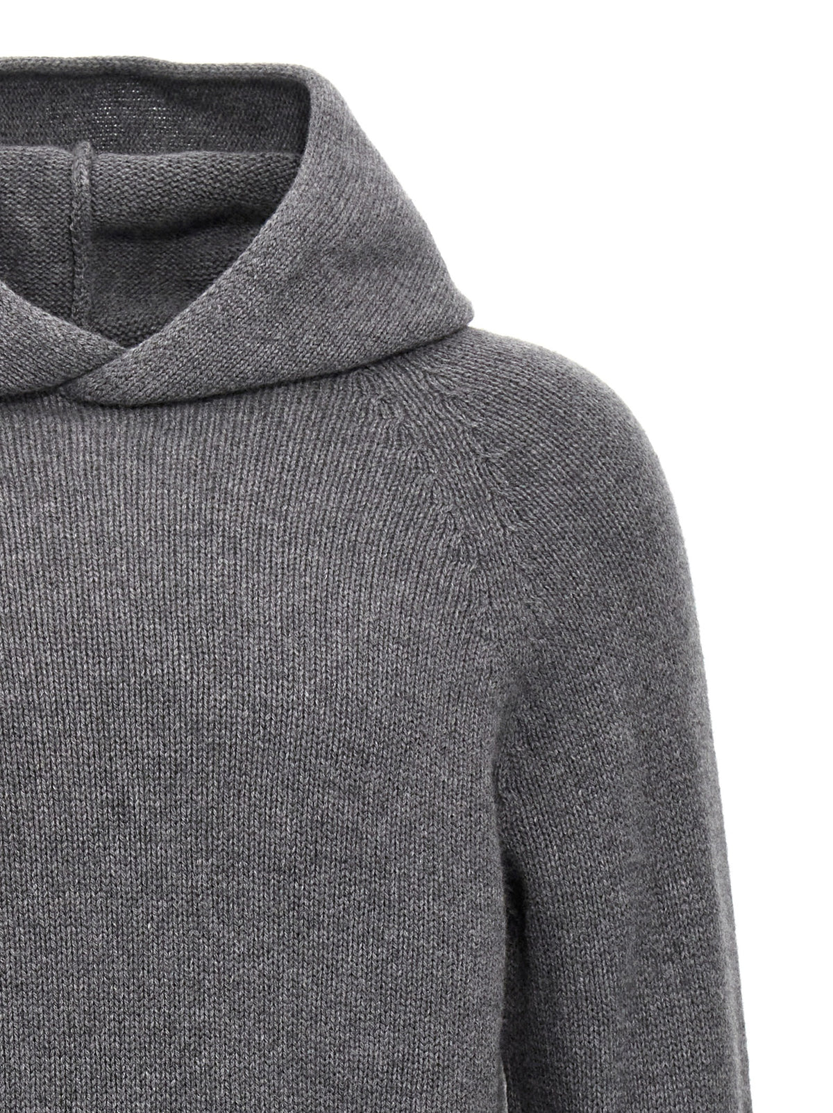 MA'RY'YA Gray Wool Cardigan