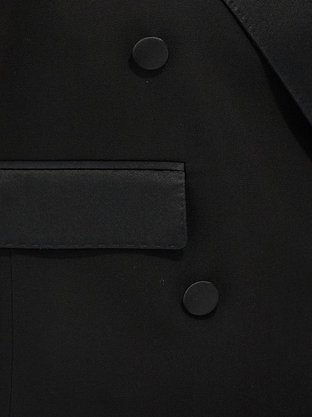 Dolce & Gabbana Black Silk Sleeveless Jacket