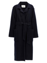 Max Mara Blue Wool Coat
