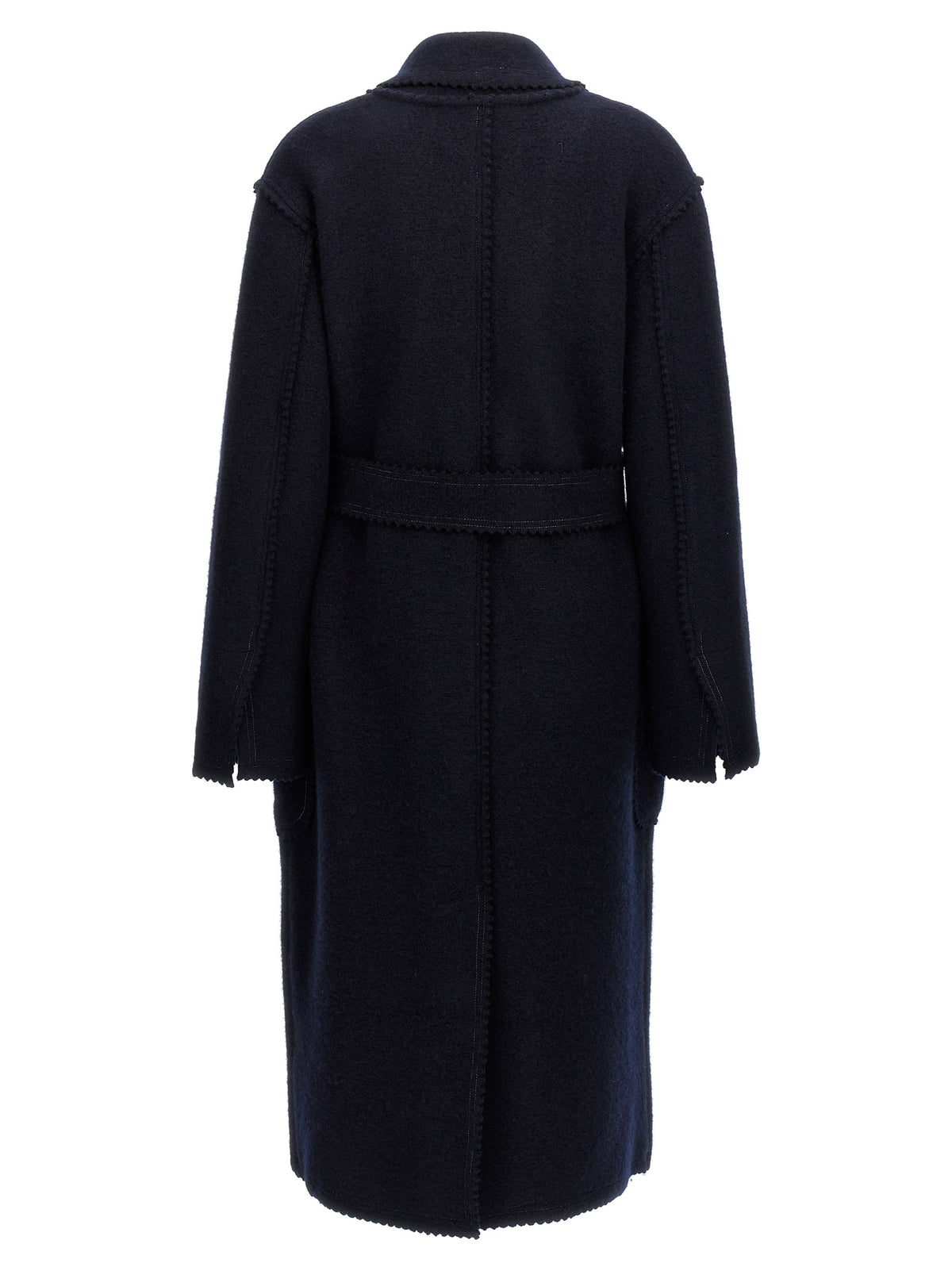 Max Mara Blue Wool Coat