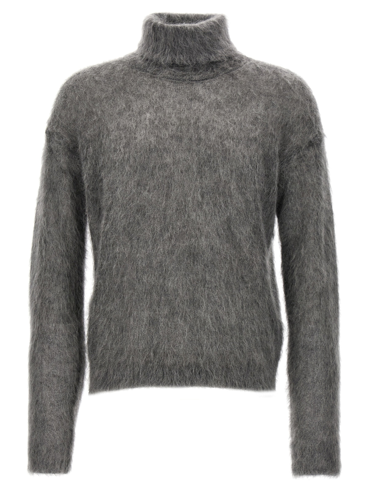 Saint Laurent Gray Wool Cardigan