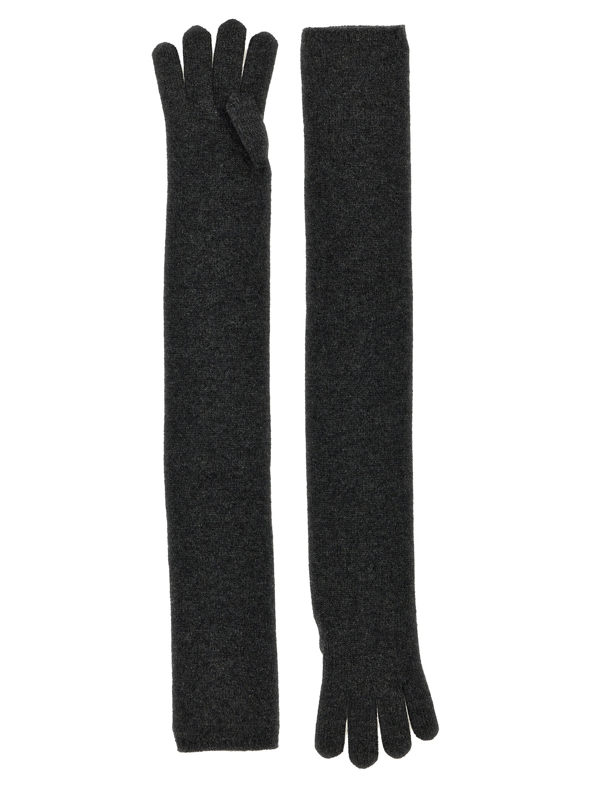 Max Mara Gray Cashmere Gloves