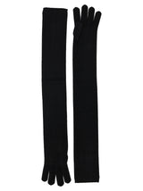 Gants en cachemire noir Max Mara