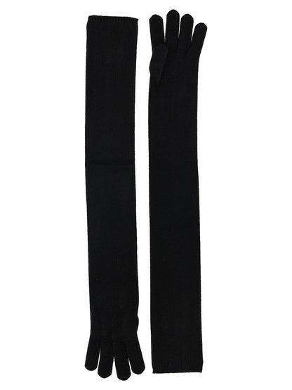 Max Mara Black Cashmere Gloves