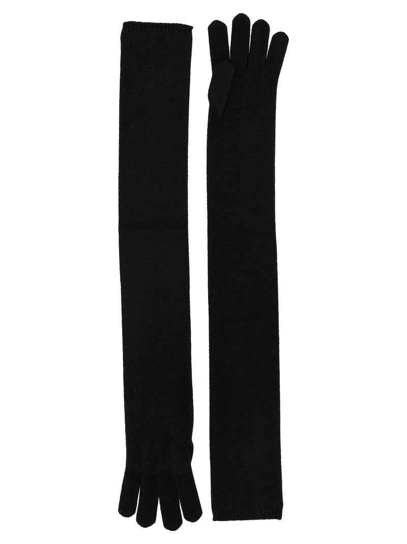 Max Mara Black Cashmere Gloves