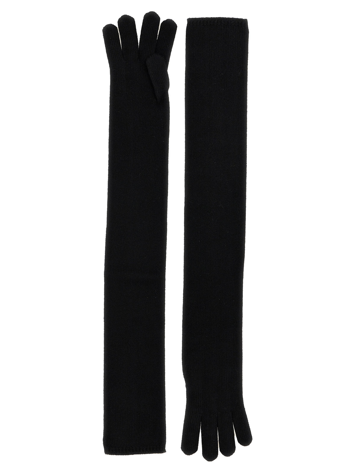 Gants en cachemire noir Max Mara