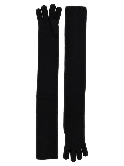 Max Mara Black Cashmere Gloves