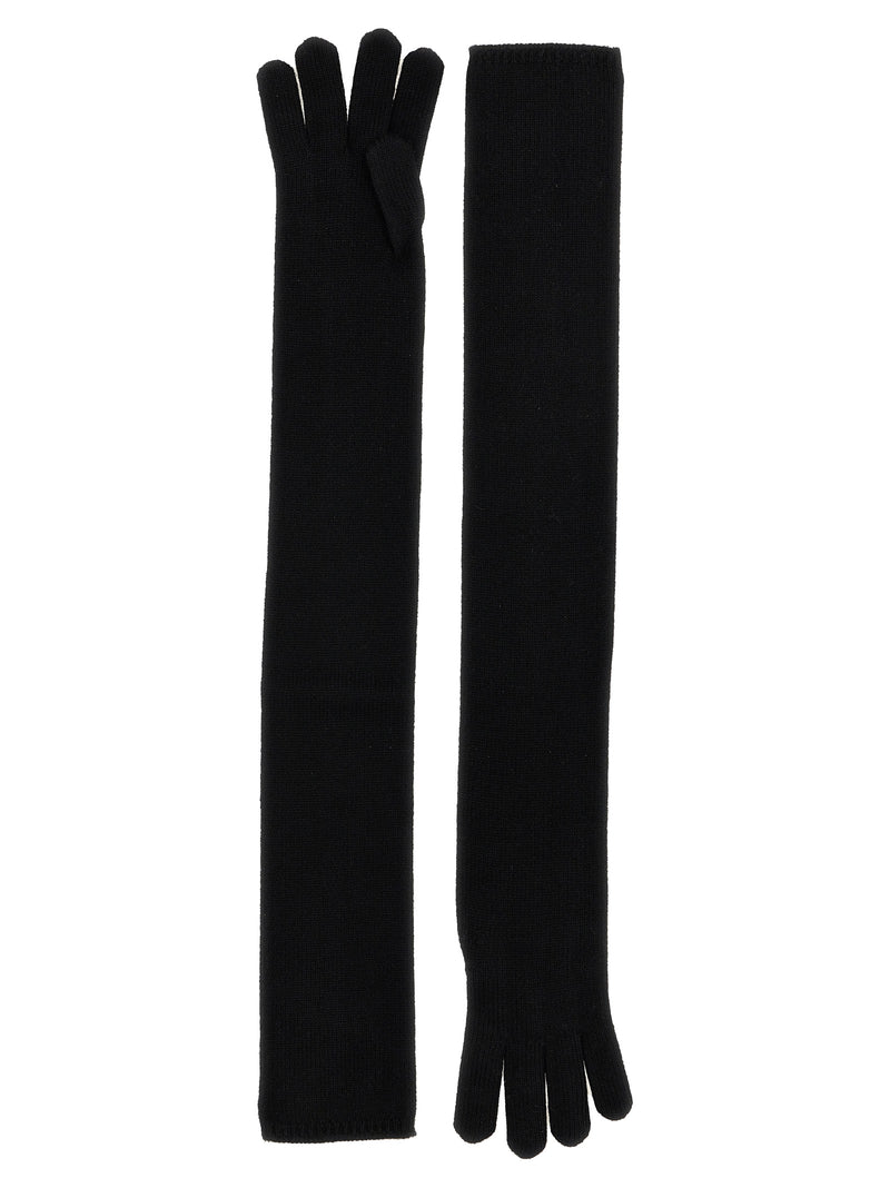 Max Mara Black Cashmere Gloves