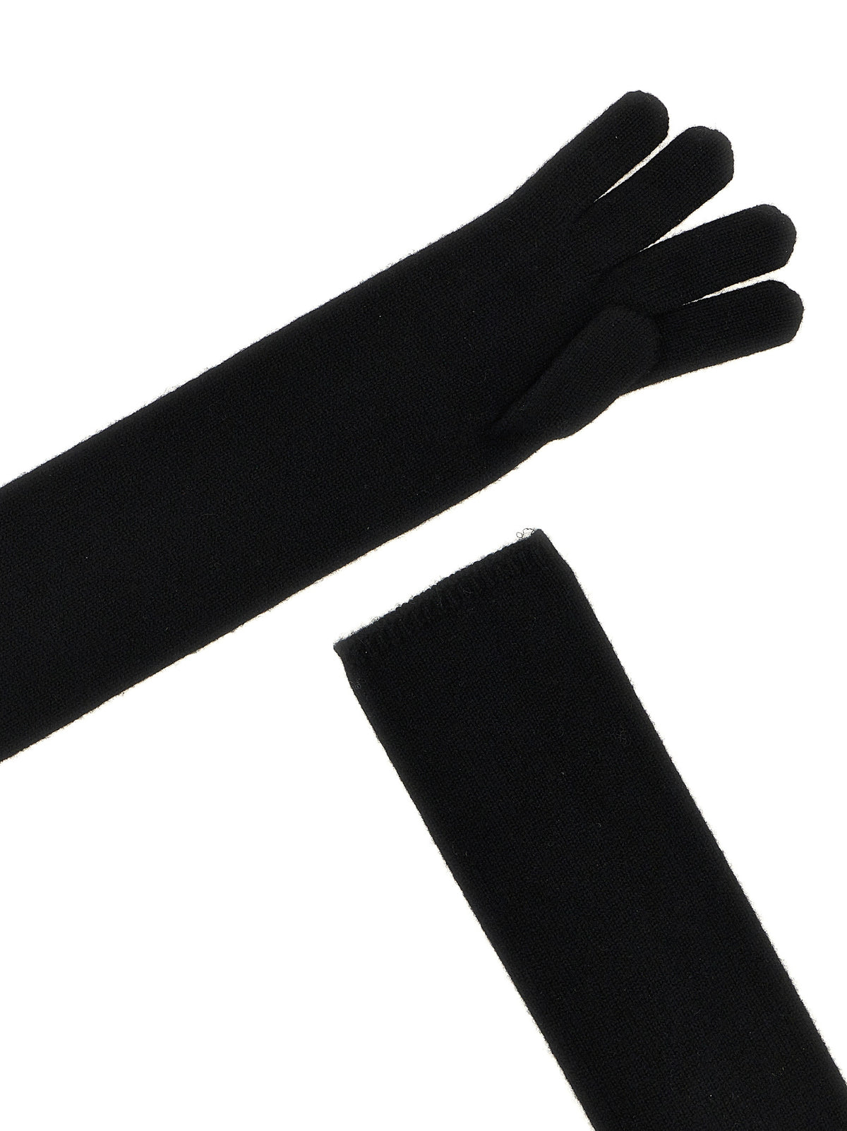 Gants en cachemire noir Max Mara