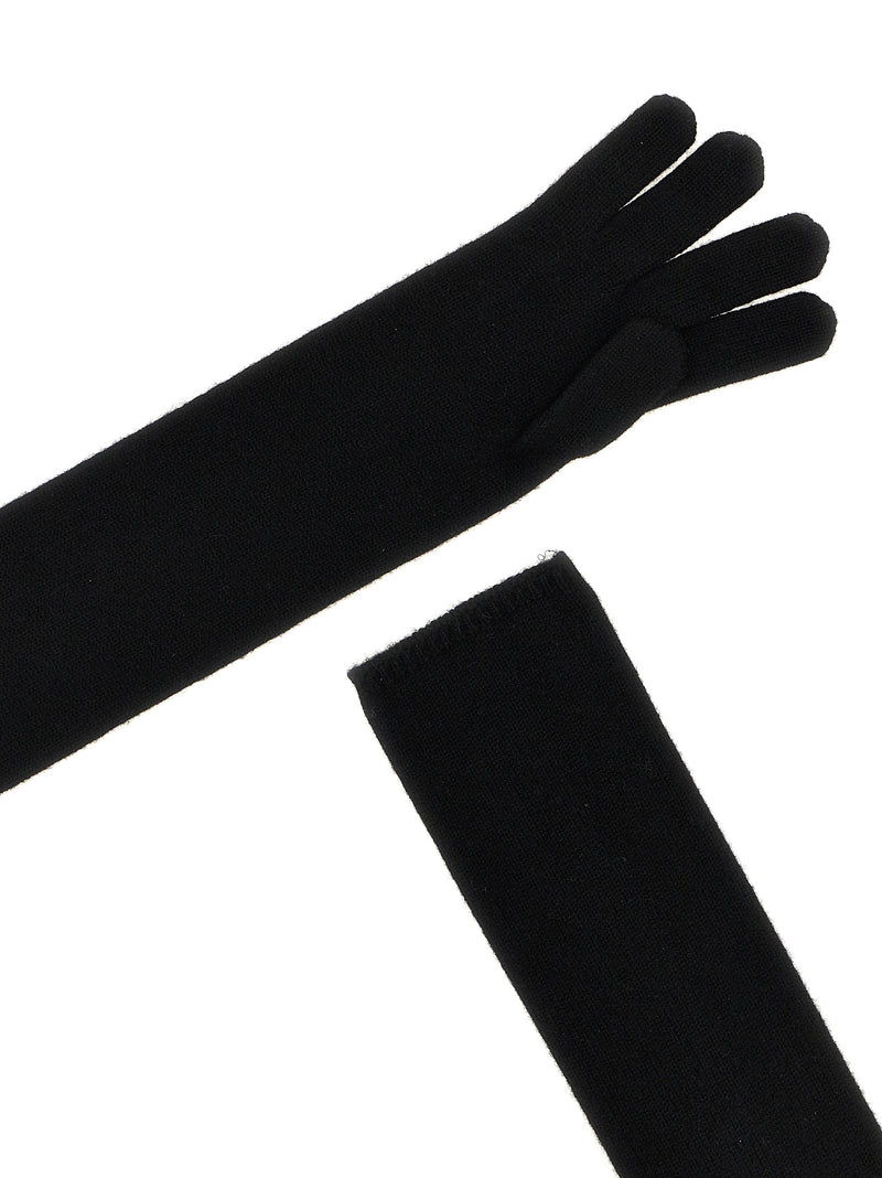Max Mara Black Cashmere Gloves