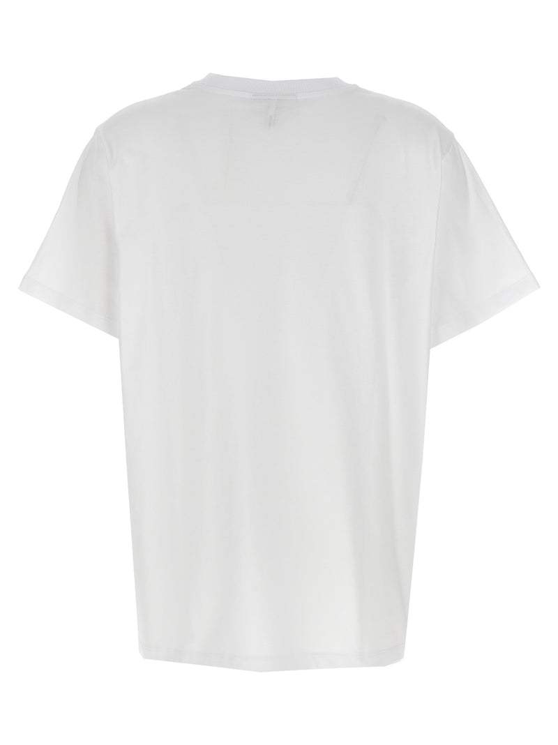 Ganni White Cotton T-Shirt