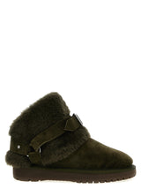 Burberry Bicolor Leather Ankle Boots