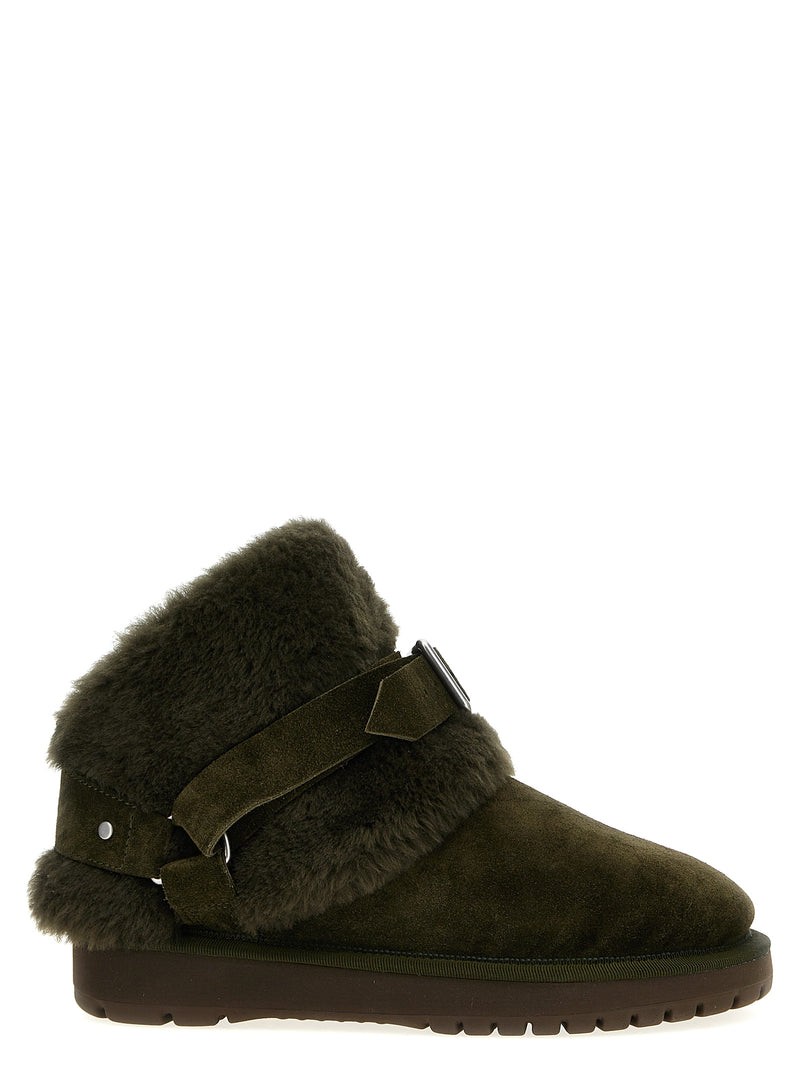 Burberry Bicolor Leather Ankle Boots - Chubby Model