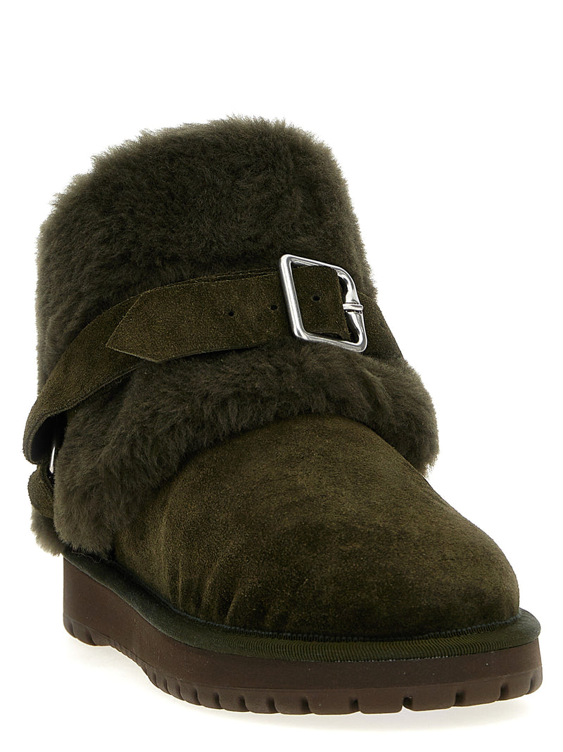 Burberry Bicolor Leather Ankle Boots - Chubby Model