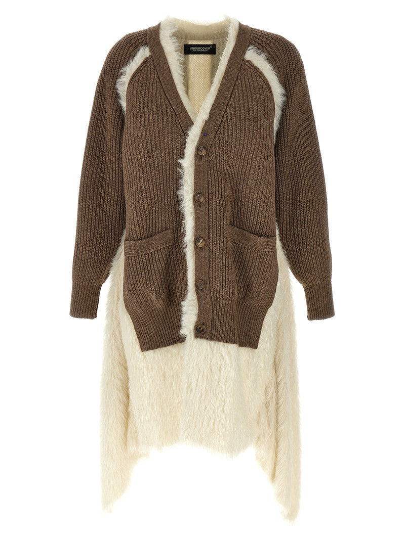 Undercover Brown Wool Cardigan - Bold & Luxurious Design