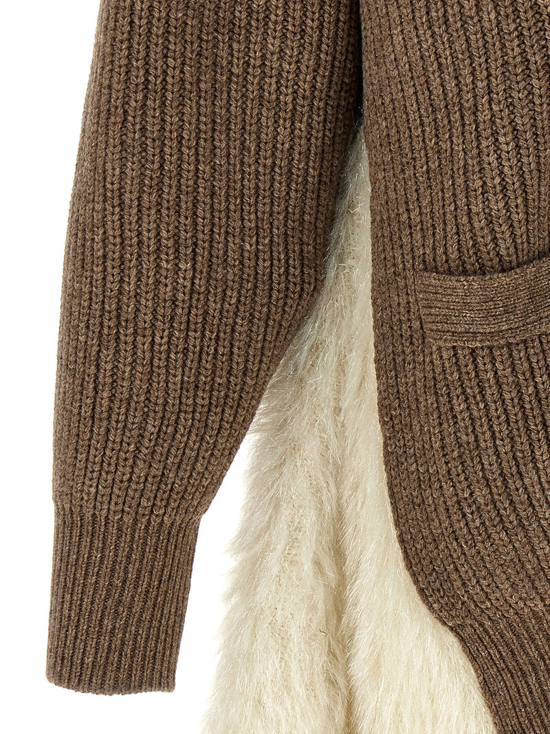 Undercover Brown Wool Cardigan - Bold & Luxurious Design