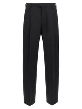 Marni Black Polyester Dress Pants