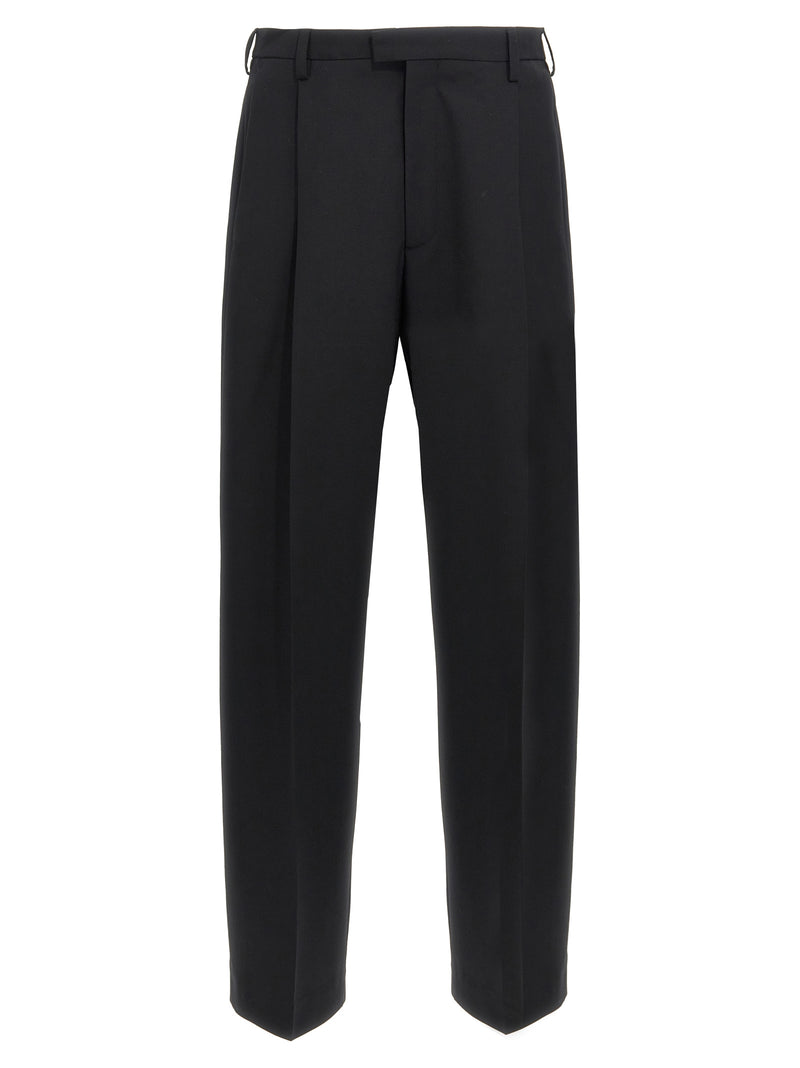 Marni Black Polyester Dress Pants
