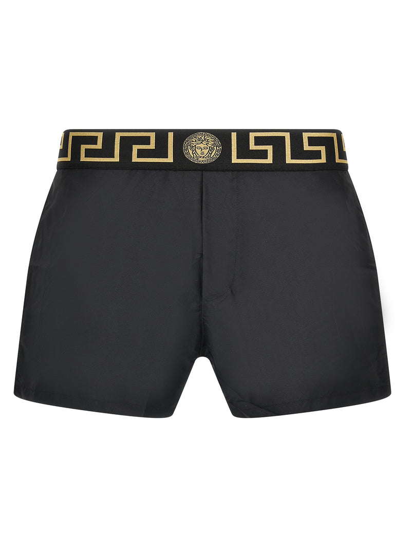 Versace Multicolor Polyester Swim Shorts for Men