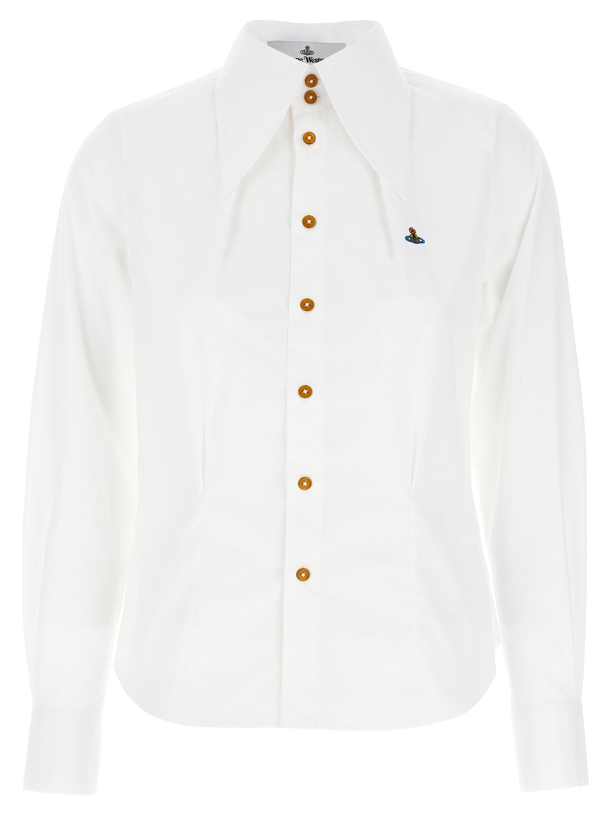Vivienne Westwood W Violin White Cotton Blouse
