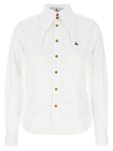 Vivienne Westwood W Violin White Cotton Blouse
