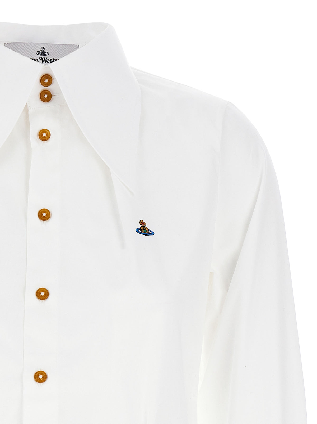 Vivienne Westwood W Violin White Cotton Blouse