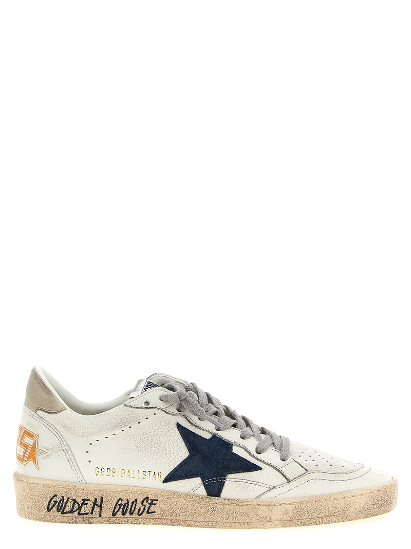 Baskets basses Golden Goose en cuir de chèvre multicolore