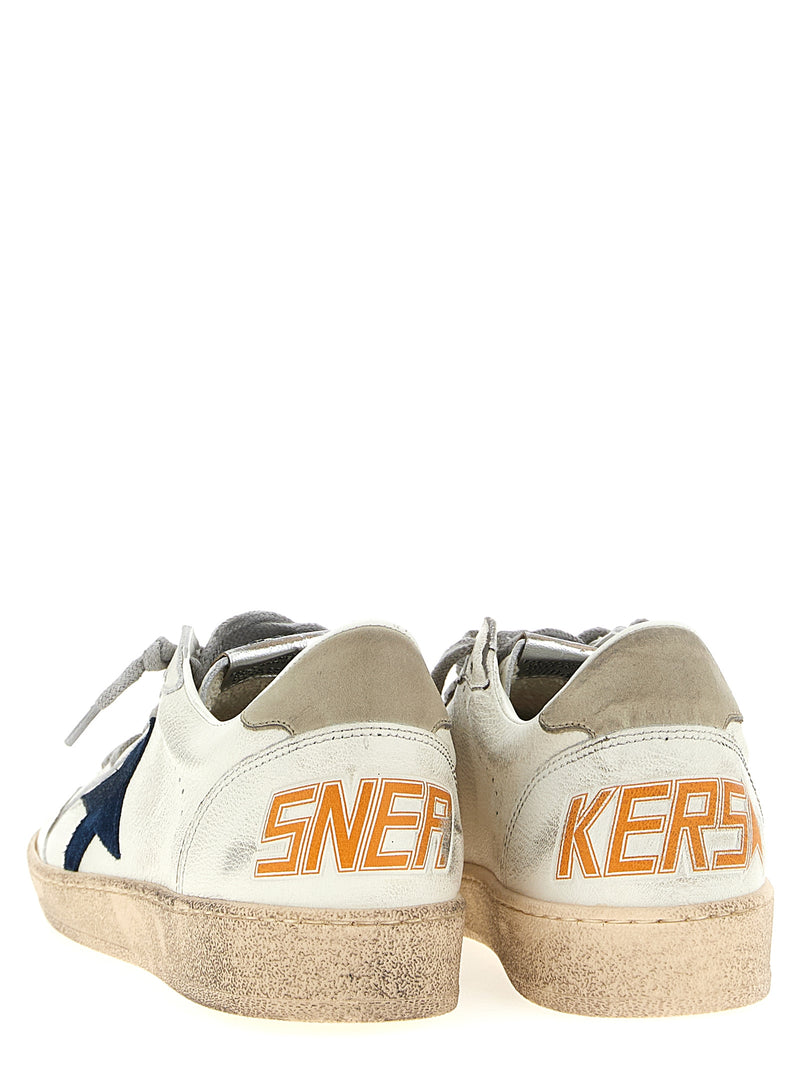 Baskets basses Golden Goose en cuir de chèvre multicolore