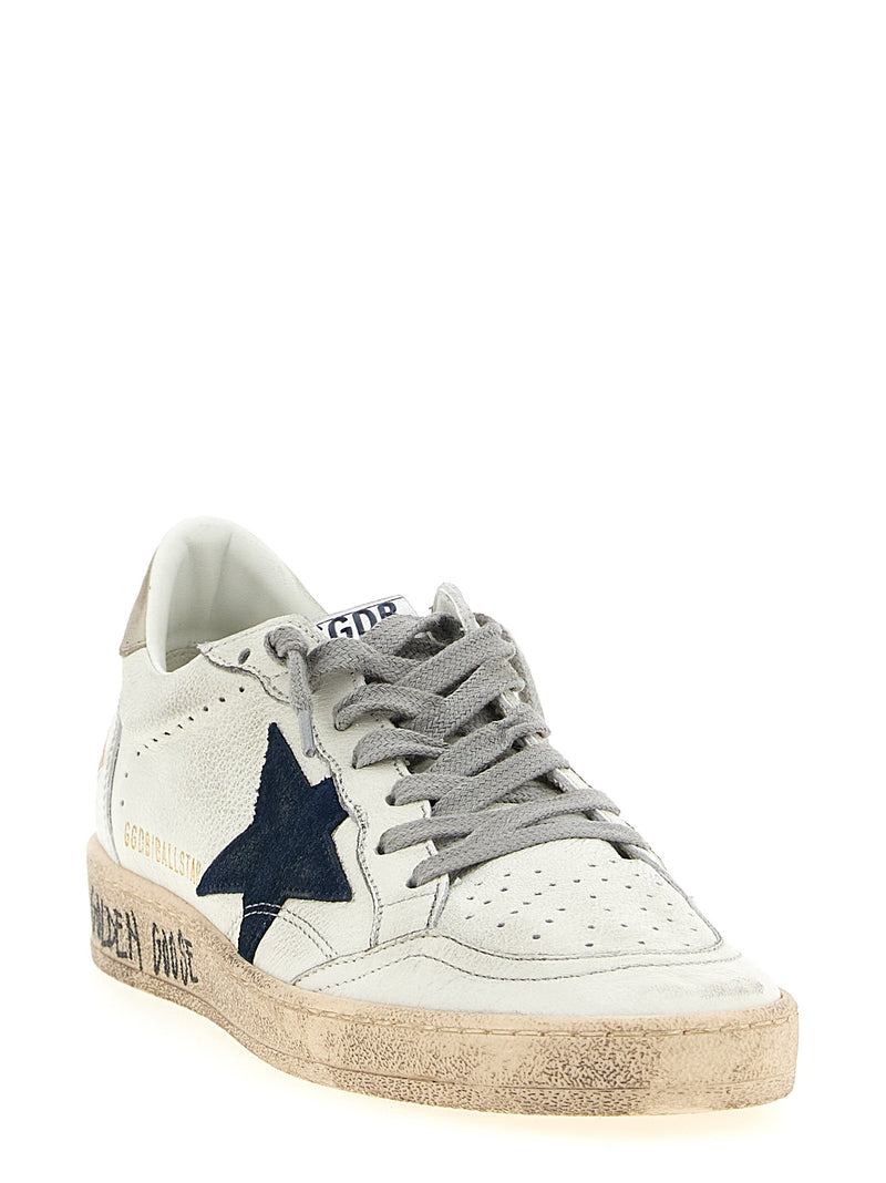 Baskets basses Golden Goose en cuir de chèvre multicolore