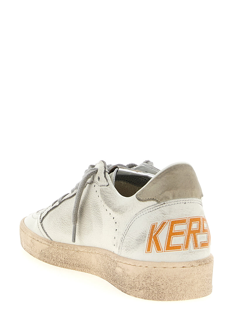 Baskets basses Golden Goose en cuir de chèvre multicolore