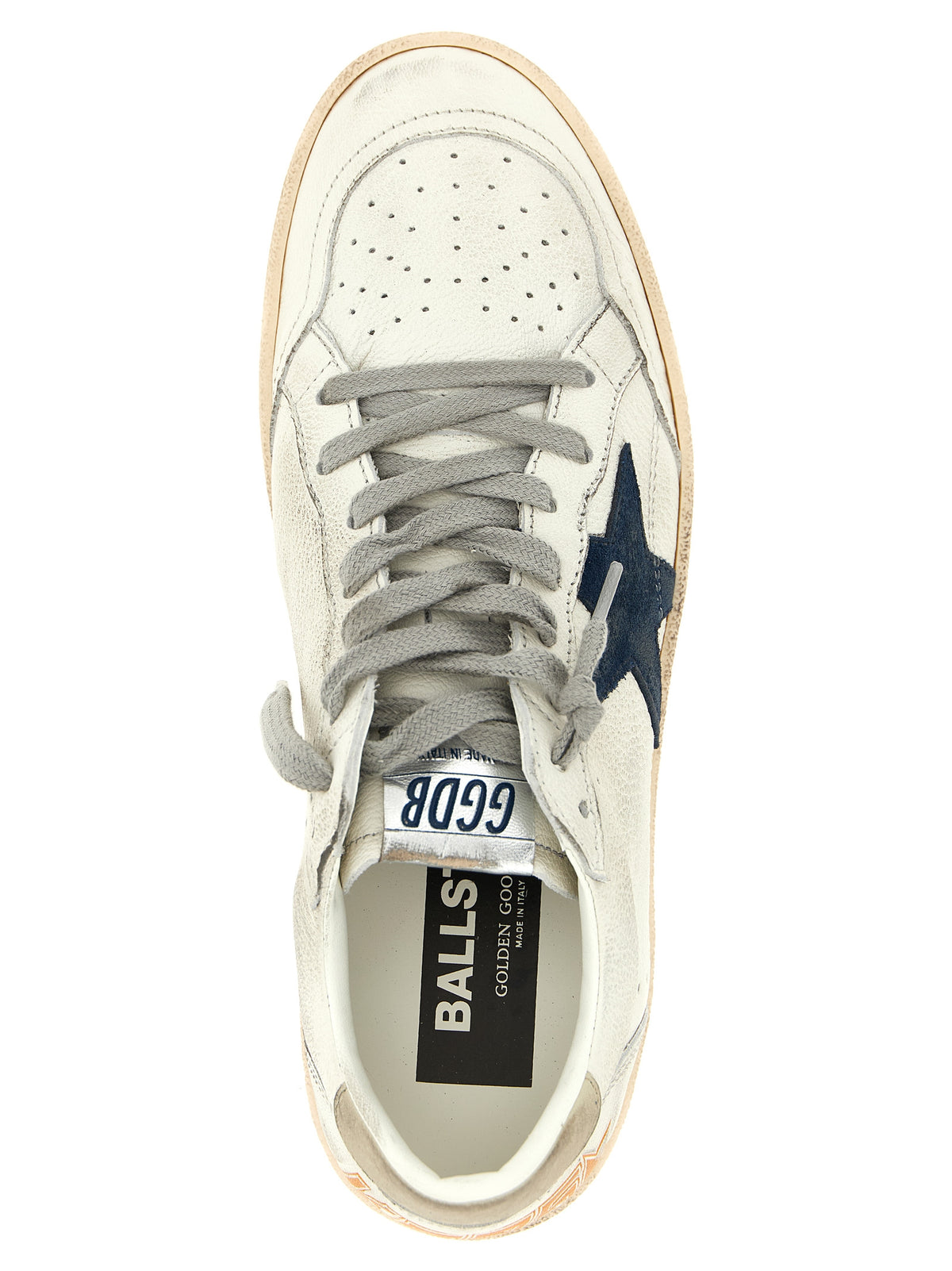 Baskets basses Golden Goose en cuir de chèvre multicolore