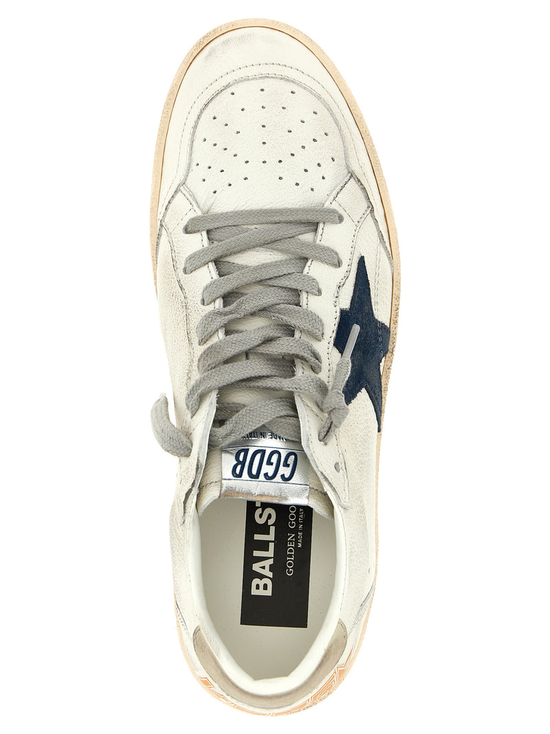 Baskets basses Golden Goose en cuir de chèvre multicolore