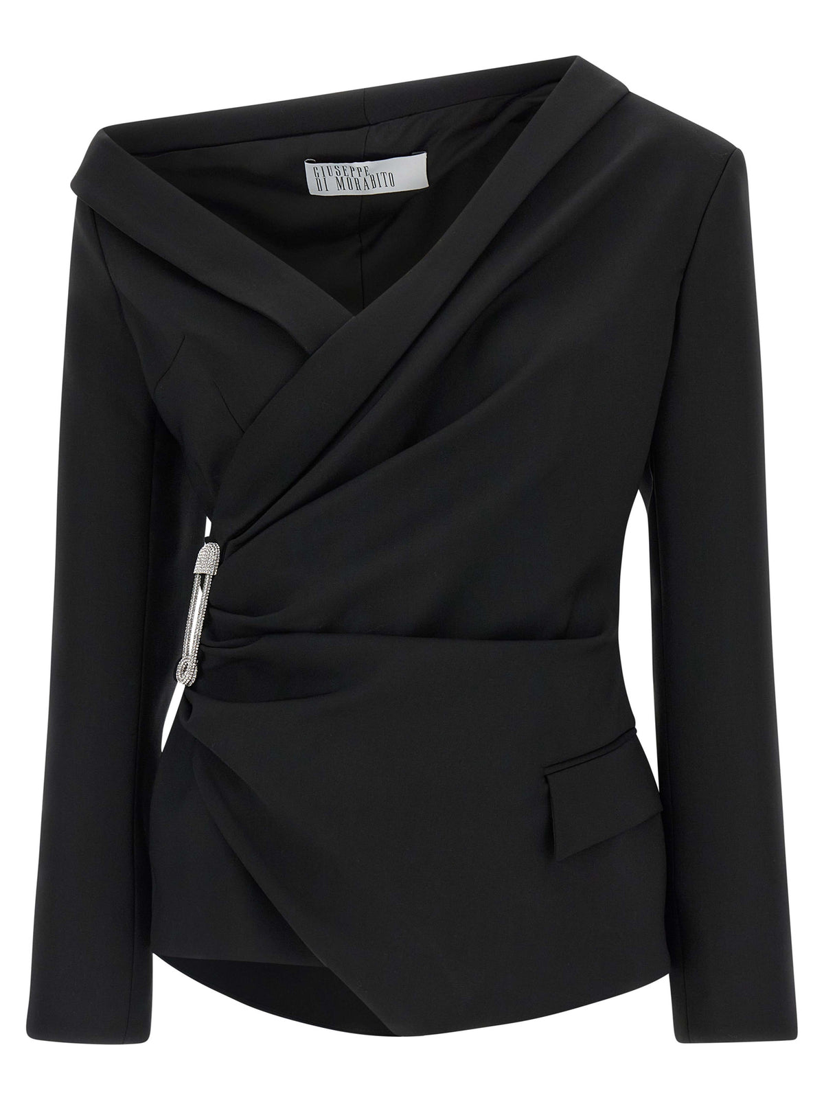 Giuseppe Di Morabito Blazer noir en laine vierge
