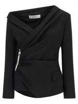 Giuseppe Di Morabito Blazer noir en laine vierge