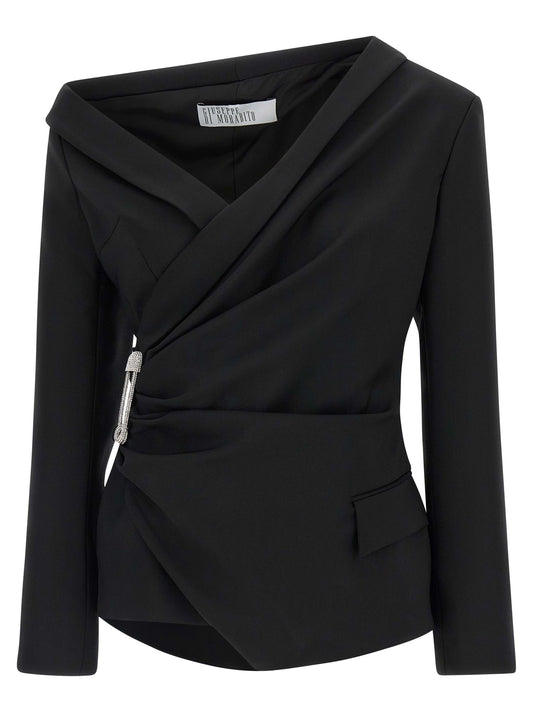 Giuseppe Di Morabito Blazer noir en laine vierge