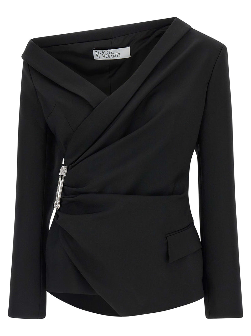Giuseppe Di Morabito Blazer noir en laine vierge
