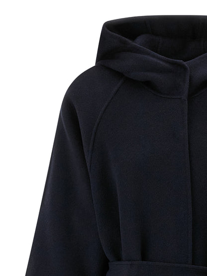 PINKO Blue Polyamide Coat