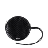 Jil Sander Black Leather Snake Wallet