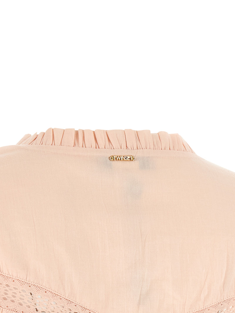 Twinset Multicolor Cotton Blouse