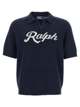 Gilet en lin bleu Polo Ralph Lauren