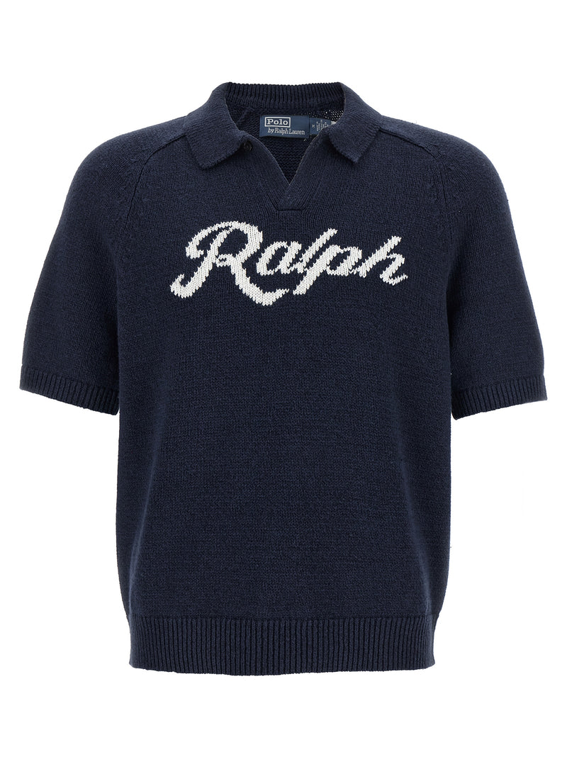 Gilet en lin bleu Polo Ralph Lauren