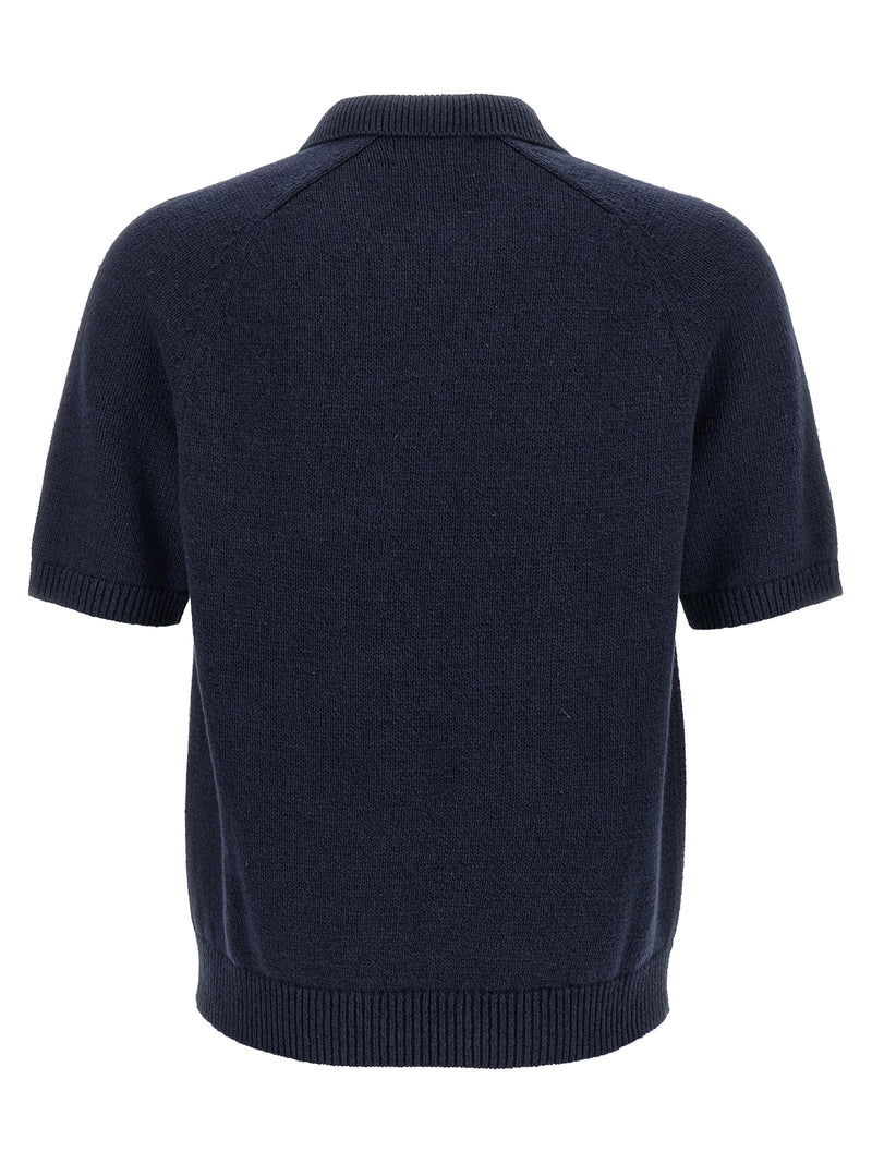 Gilet en lin bleu Polo Ralph Lauren