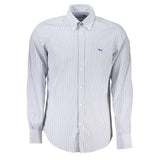 Harmont & Blaine Blue Cotton Men's Shirt - Stylish & Comfortable