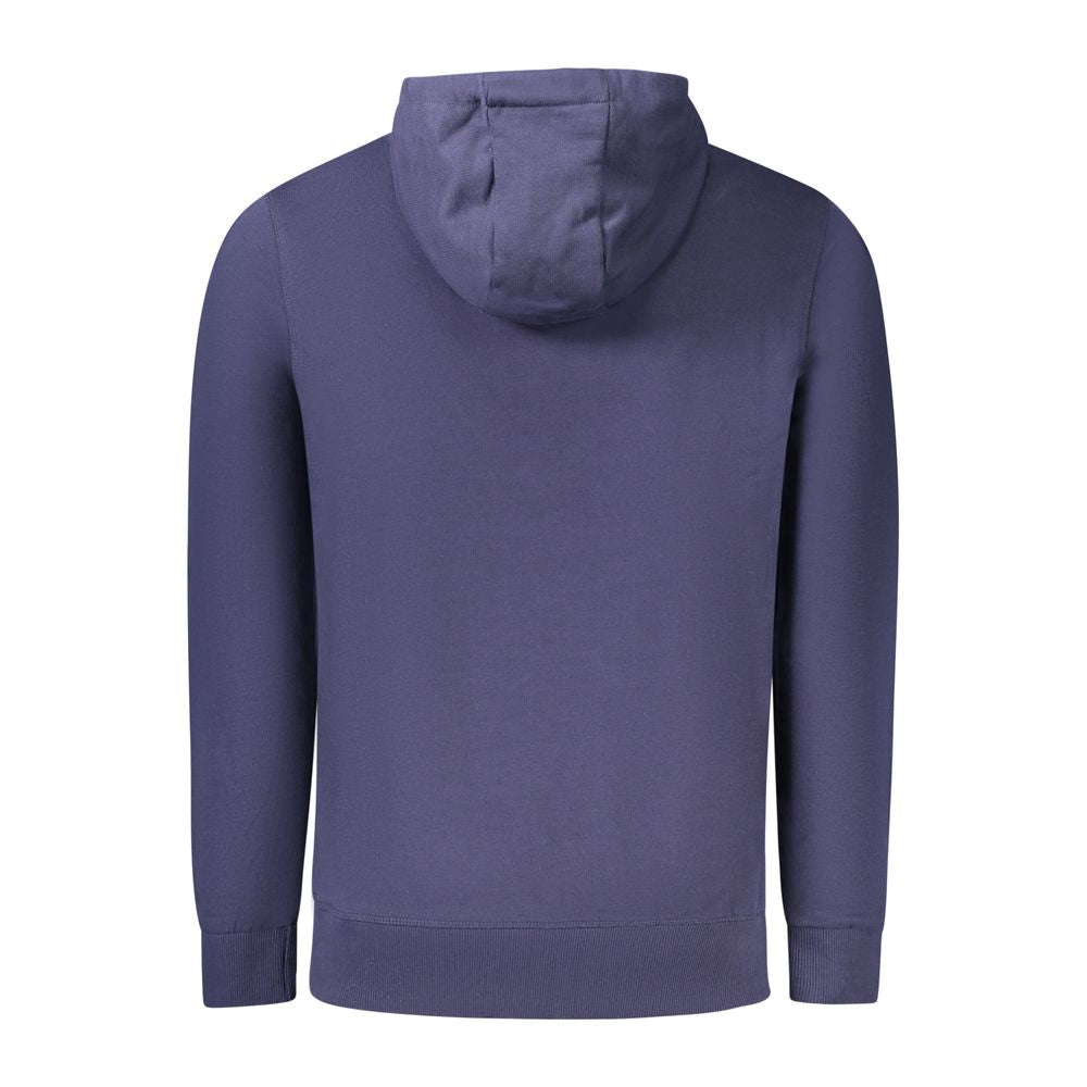 North Sails Blue Cotton Men's Hoodie - Trendy & Comfortable