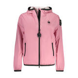 Blauer Rosa Poliammide Women's Jacket - Chic & Waterproof