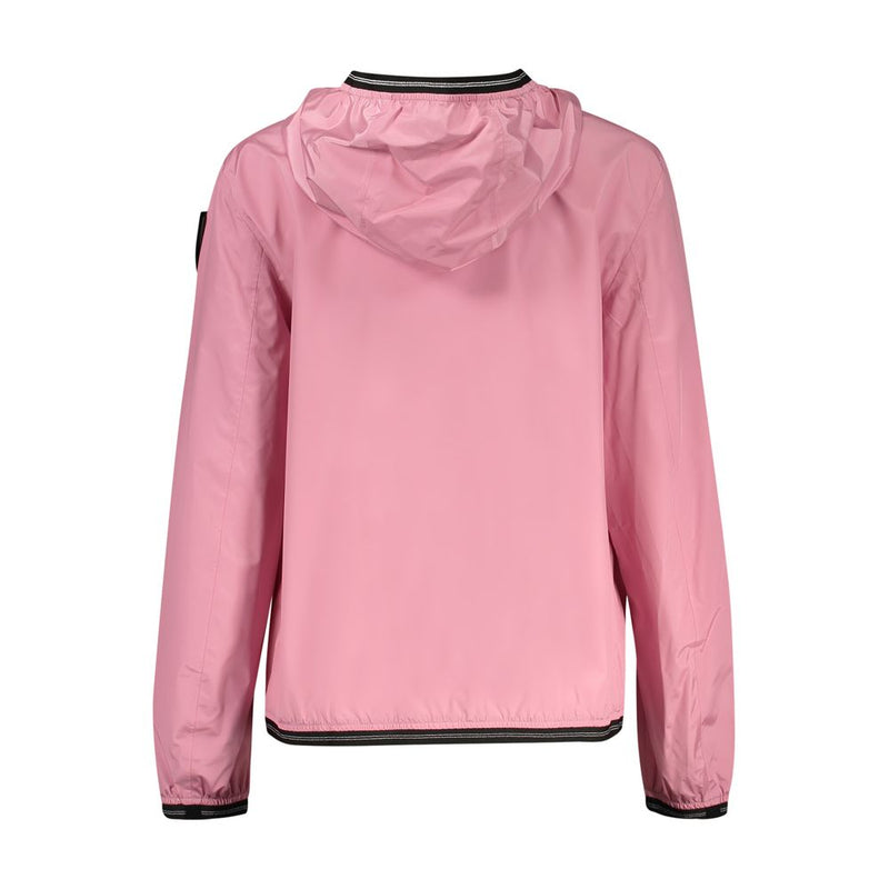 Blauer Rosa Poliammide Women's Jacket - Chic & Waterproof
